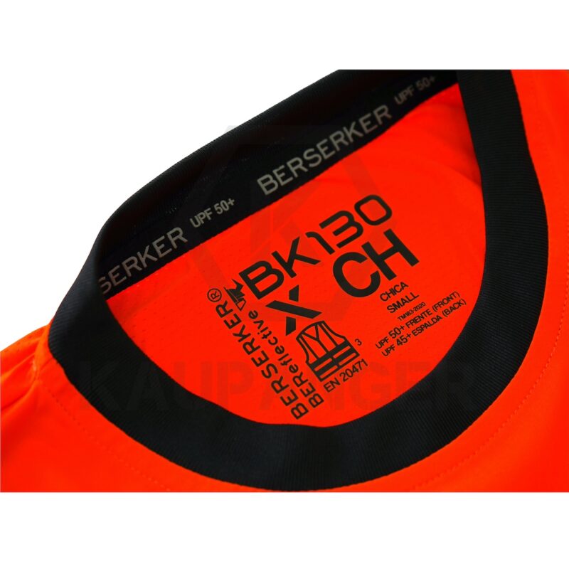 PLAYERA BERSERKER BK130 ALTA VISIBILIDAD UPF 50+/45+
