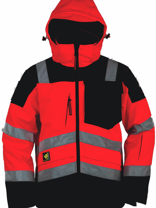 CHAMARRA ALTA VISIBILIDAD TRICAPA CON GRAFENO BERSERKER BK925